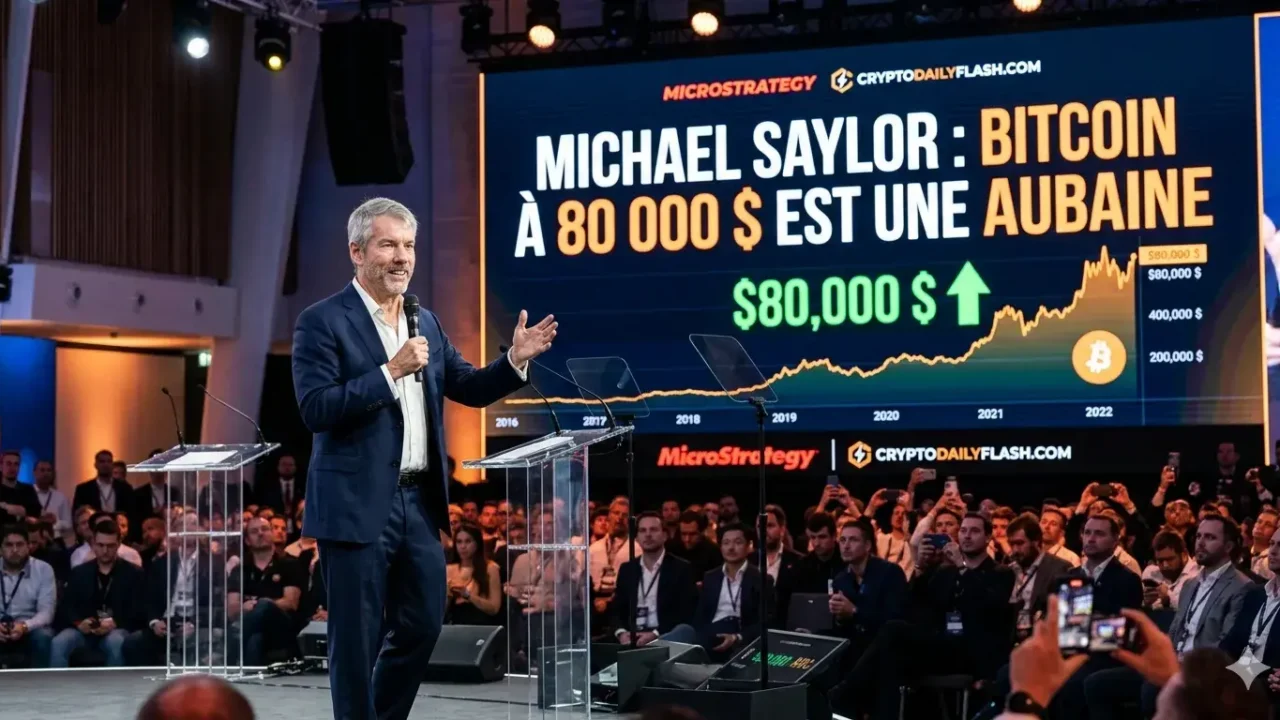 Michael Saylor : Bitcoin à 80 000 $ est une aubaine